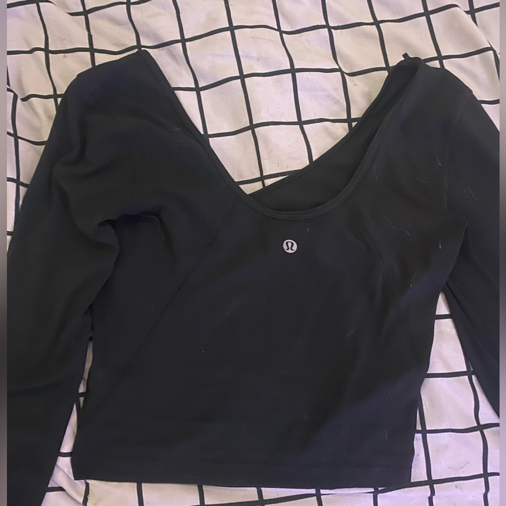 Lululemon cropped long sleeve